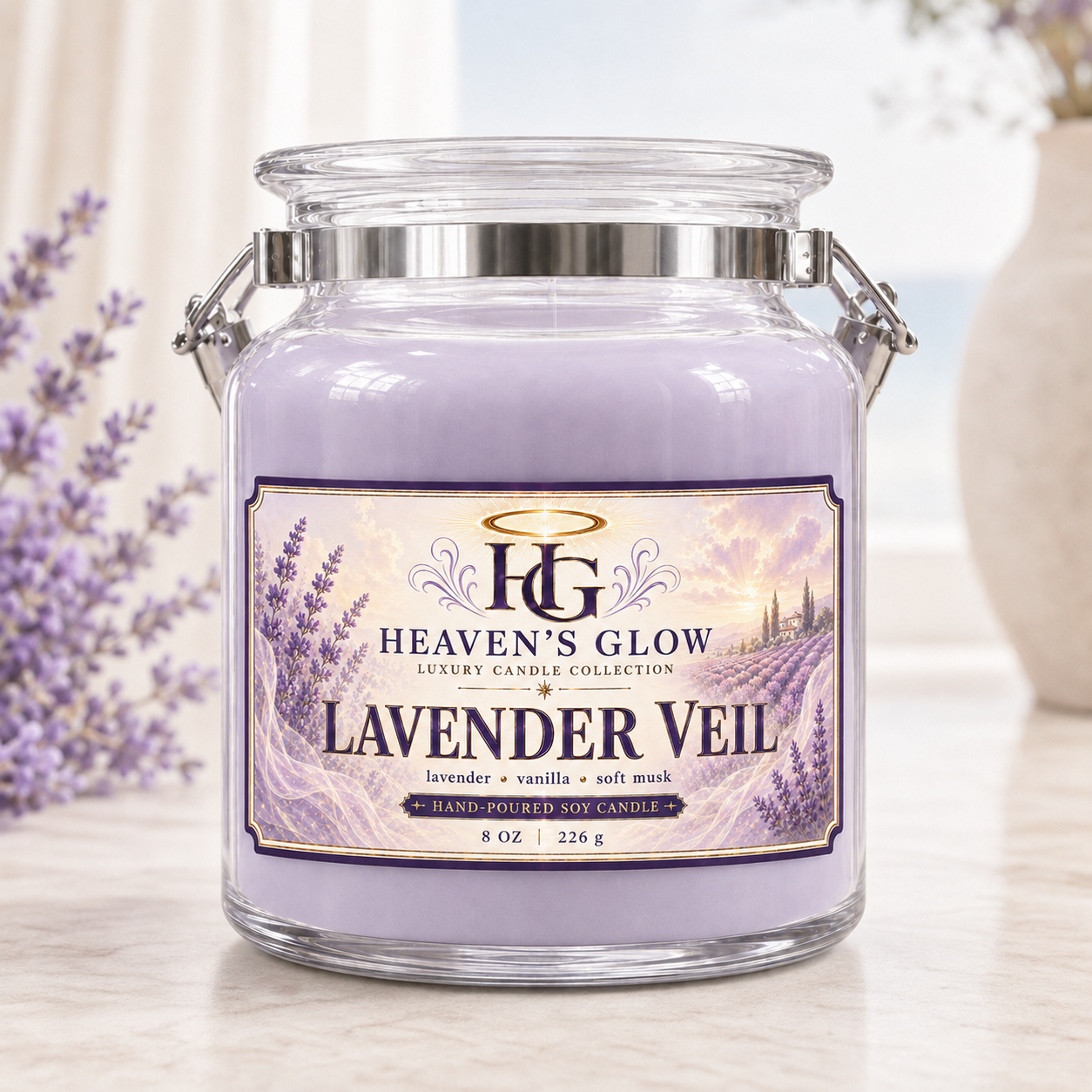 Lavender Veil Candle