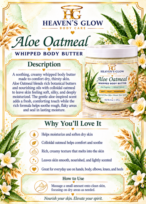 Aloe Oatmeal Whipped Body Butter