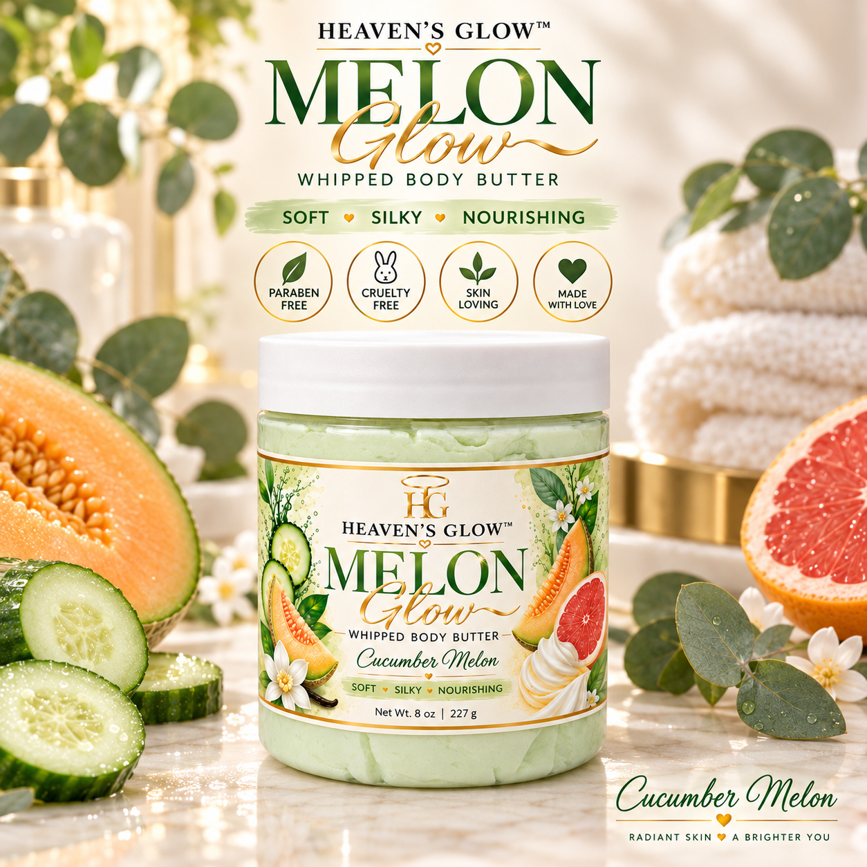 Melon Glow Whipped Body Butter