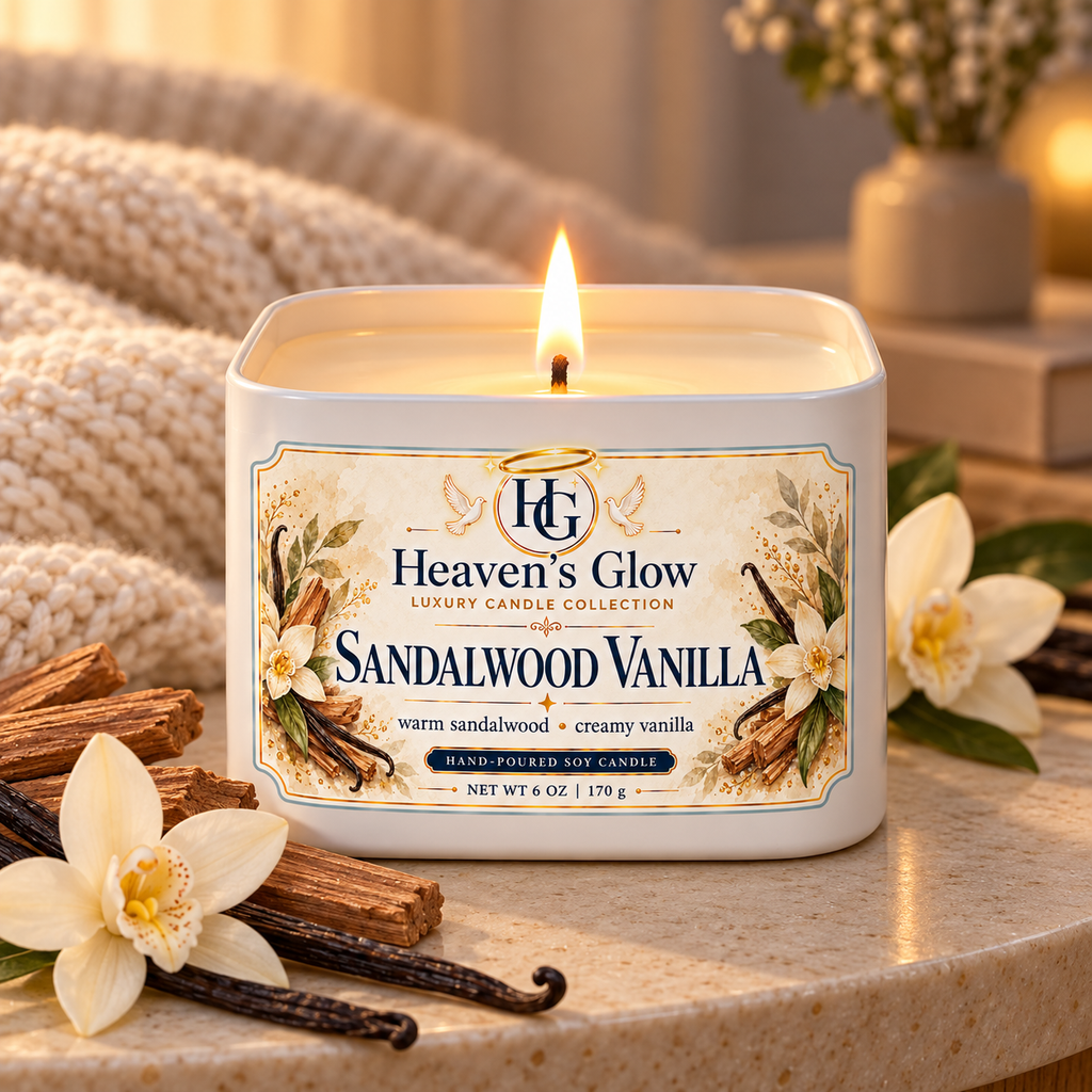 Sandalwood Vanilla Soy Candle
