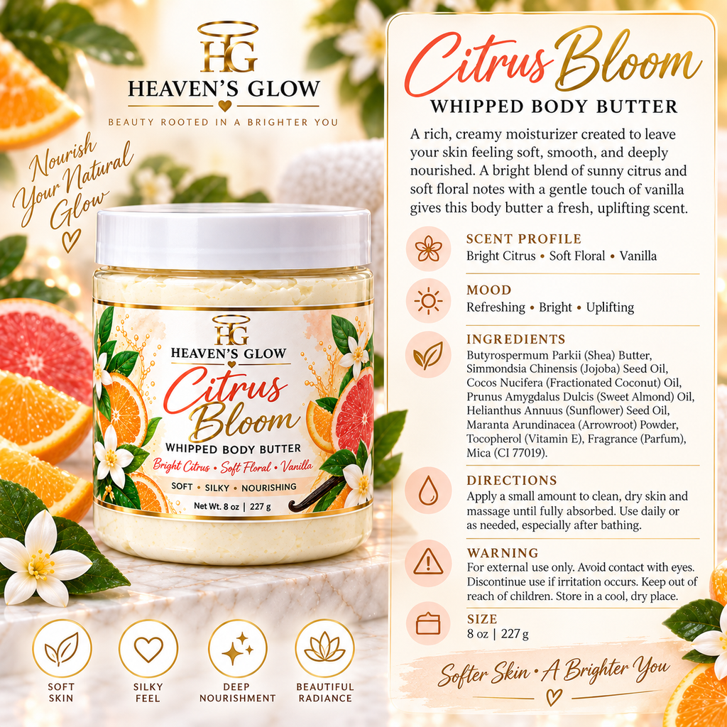 Citrus Bloom Whipped body butter