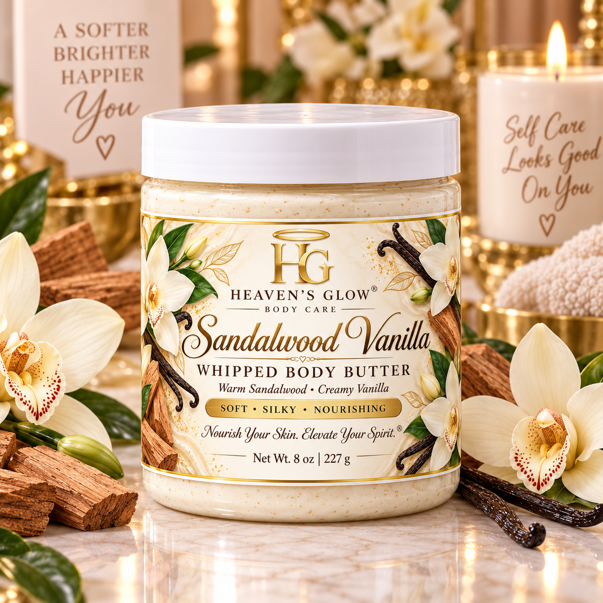 Sandalwood Vanilla Whipped Body Butter