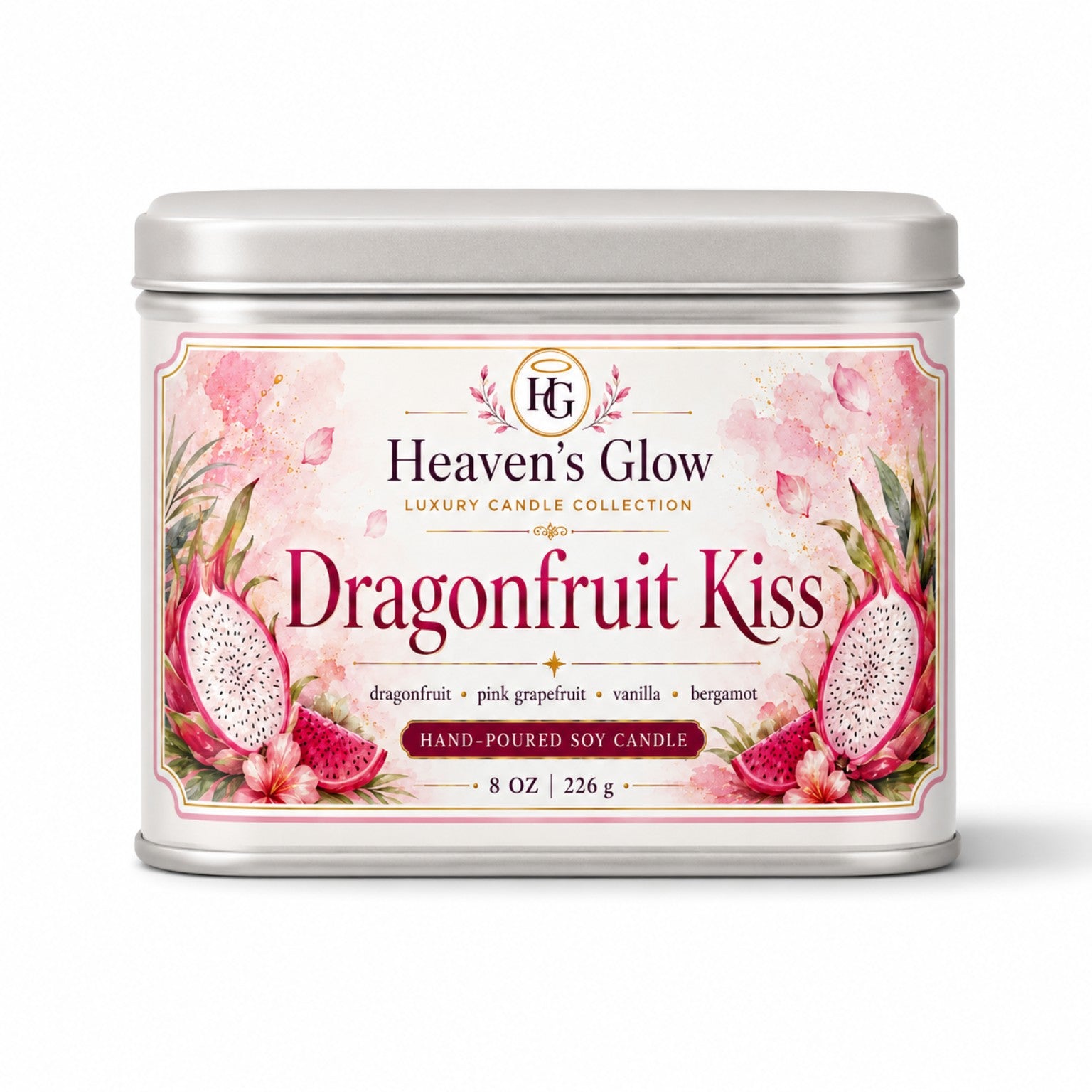 Dragonfruit kiss Candle